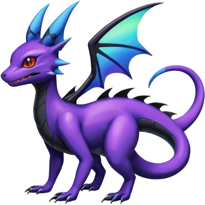 Shiny Salandit-Noivern-Umbreon-Hybrid (Full body) emoji
