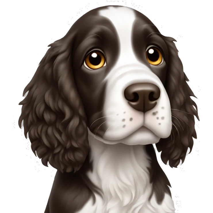 springer spaniel puppy emoji