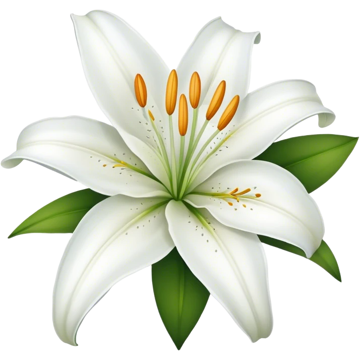Lily flower emoji