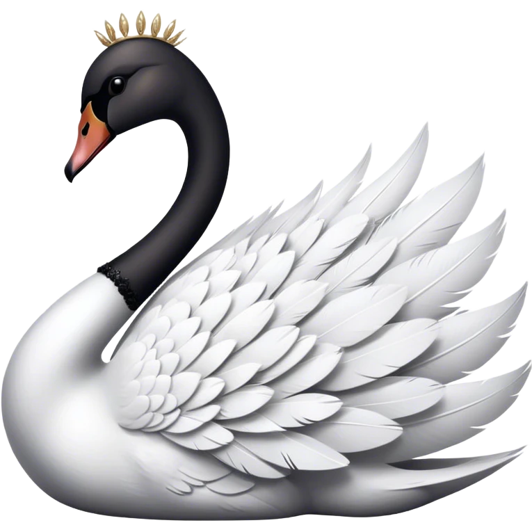 Cisne negro emoji