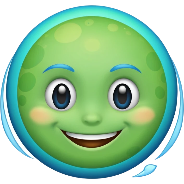 smiling planet emoji emoji