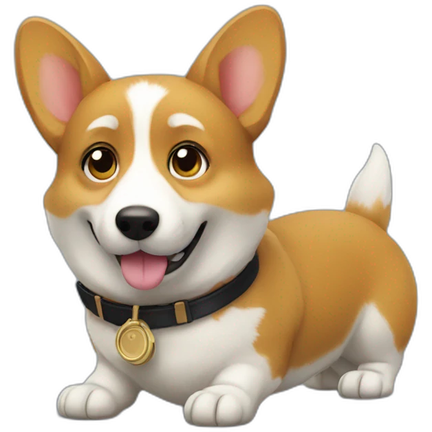 detective corgi emoji