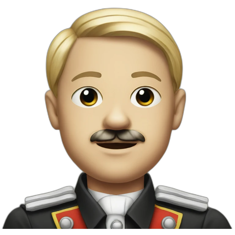 Hitler in a clown uniform emoji