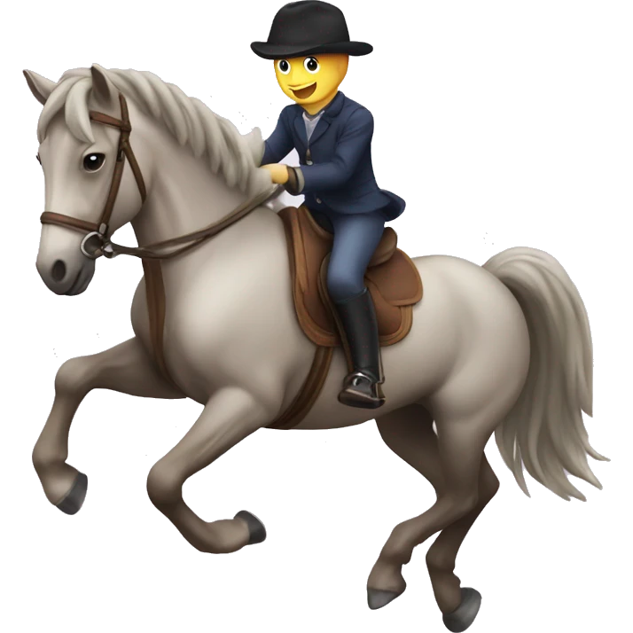 Pferd springt  emoji