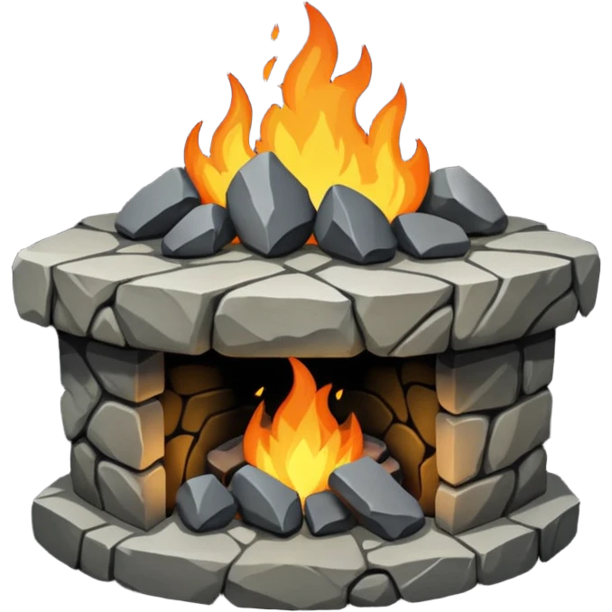 black hearth emoji