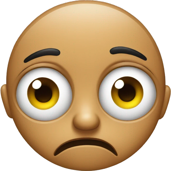 side eye emoji making a funny face  emoji