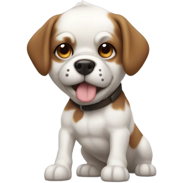 Jack Russell crossed with a Staffie  emoji