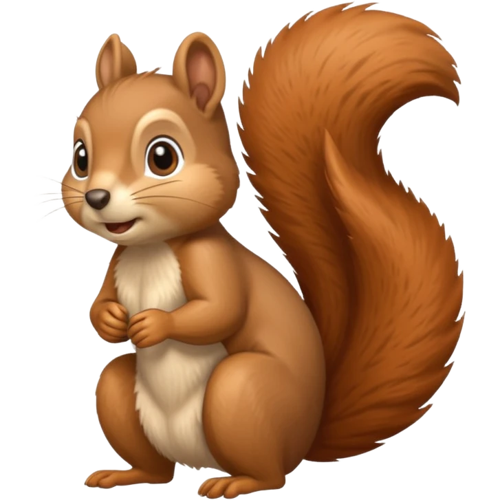 Confused squirrel emoji