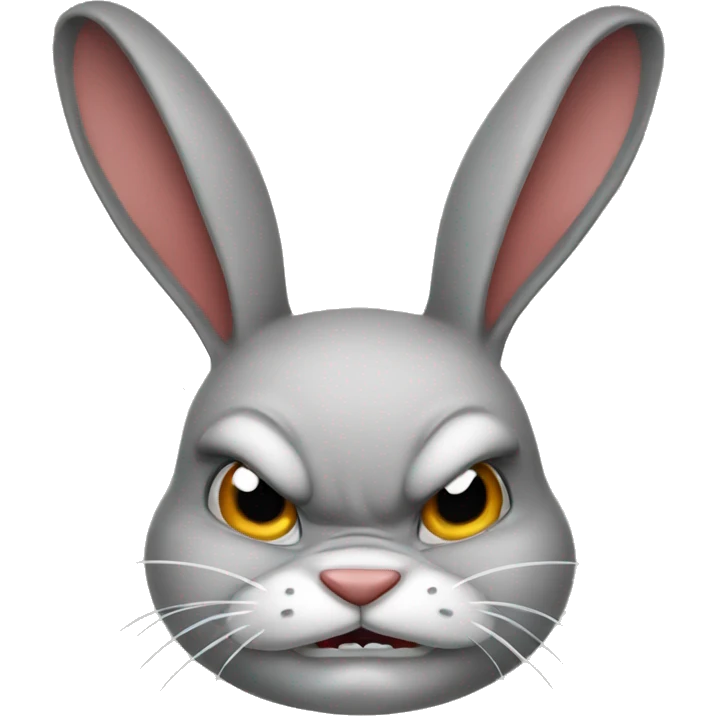 Angry rabbit emoji