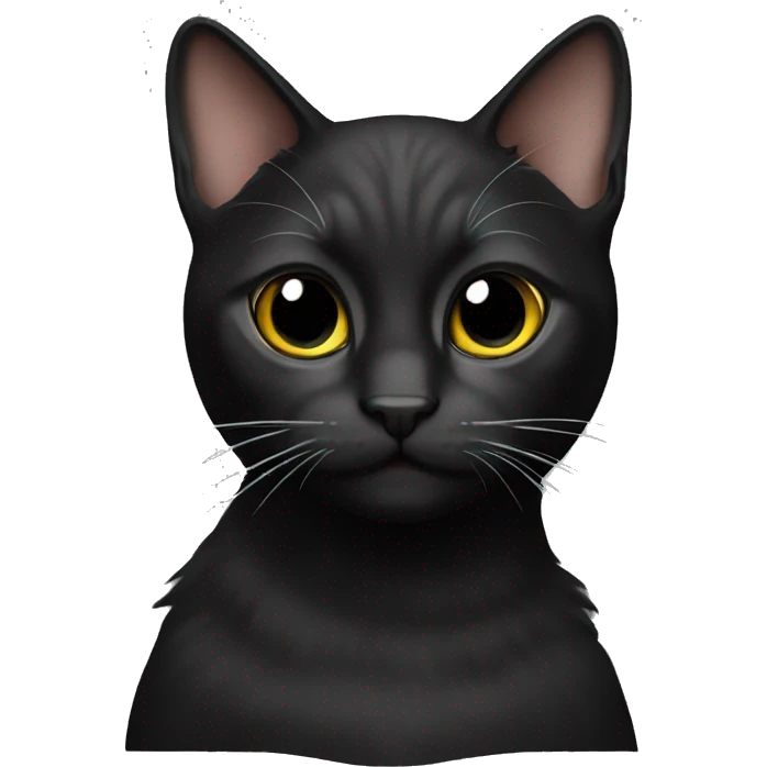Cat black  emoji