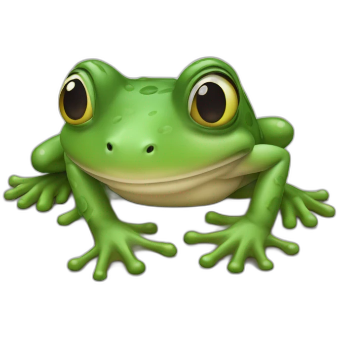 Grenouille qui fait un doigt d’honneur emoji