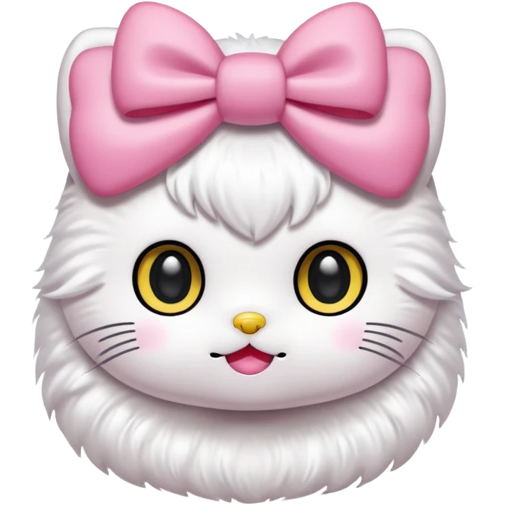 Hello kitty cartoon emoji