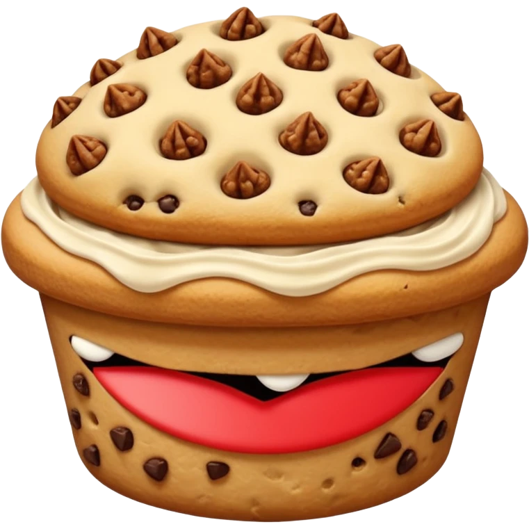 one filled DATE like mjool with like cookie dough topping  emoji