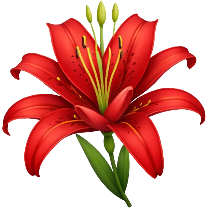 Red Lily emoji
