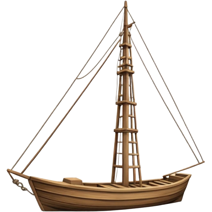 a boat mast without boat emoji