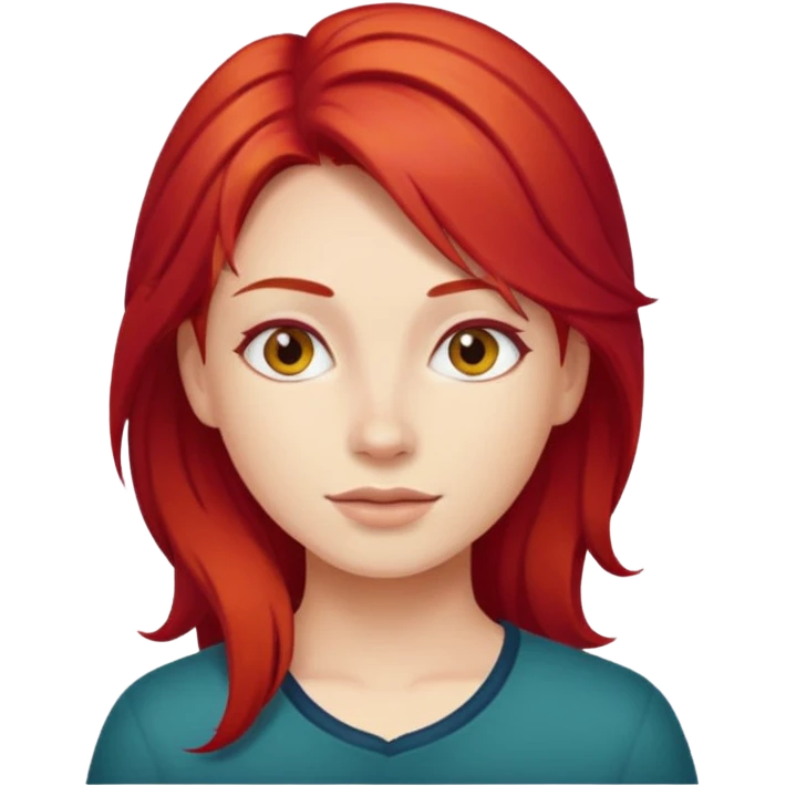 Pic à tête rouge emoji