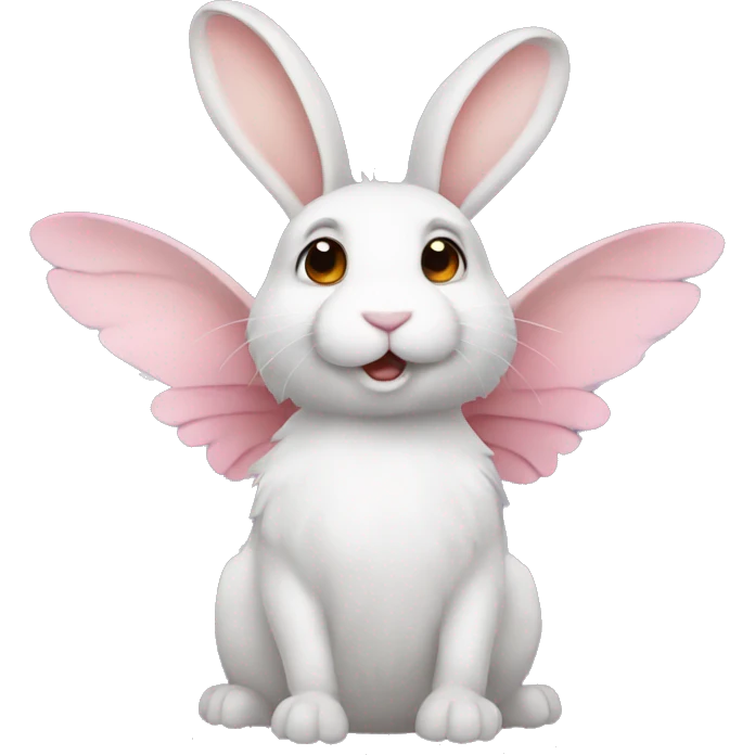 Bunny with antlers and wings emoji