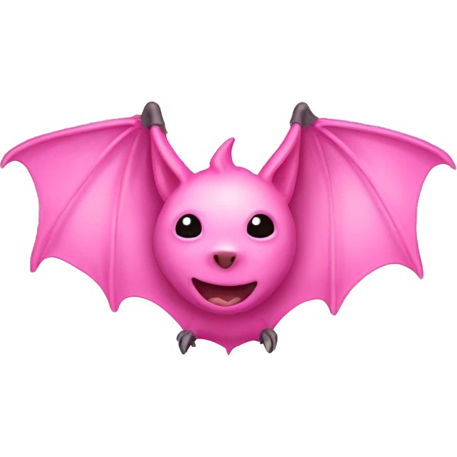Pink star bat emoji