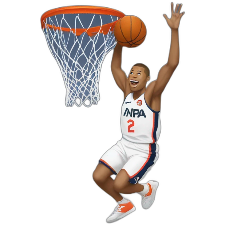 mbappe dunking emoji