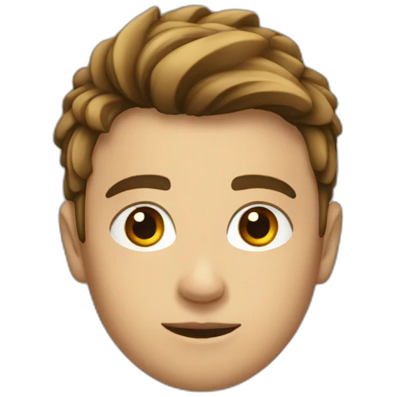 Jóven confundido emoji