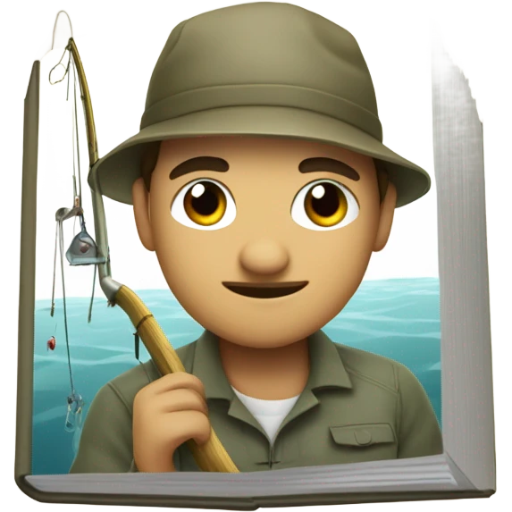 book+fishing gut emoji