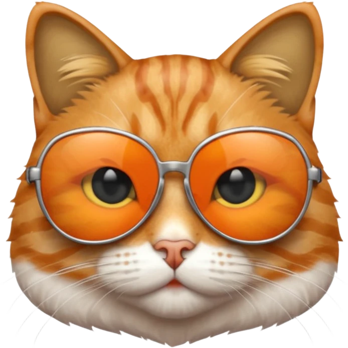 Cat wearing sunglasses emoji