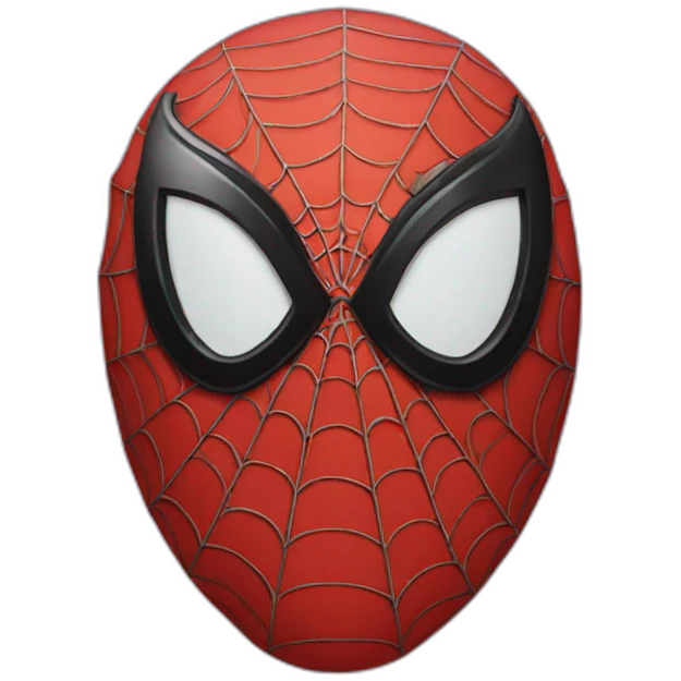 Spiderman mask emoji