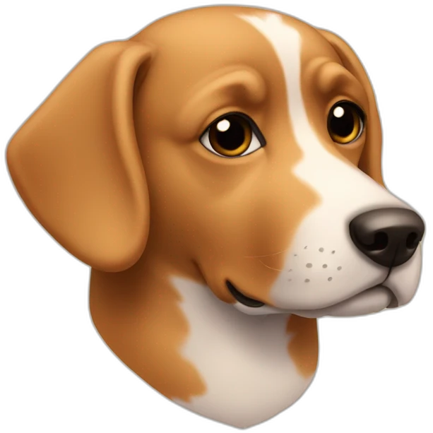 Dog emoji with heart eyes emoji