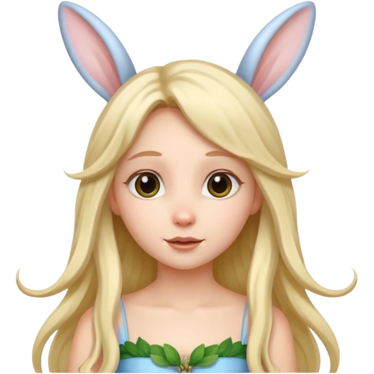 a fairy with bunny ears emoji