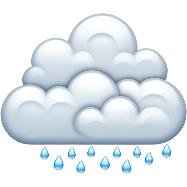 snowing clouds emoji