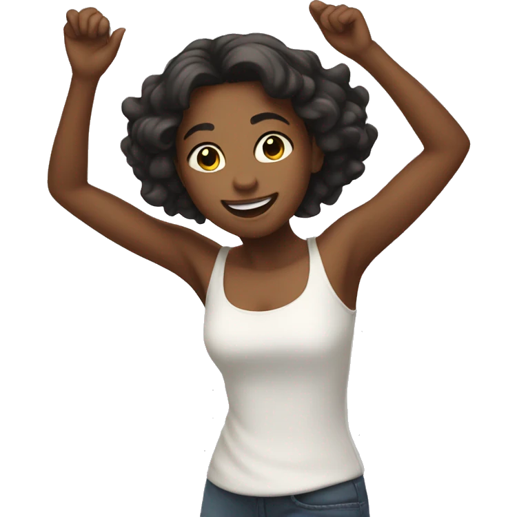 Girl dancing emoji