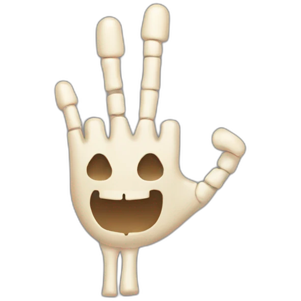 Boney finger  emoji