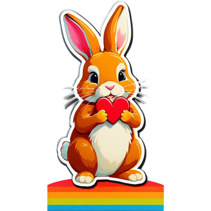 Hase mit Herz  emoji
