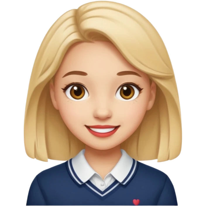 Baddie preppy aesthetic cute sassy emoji