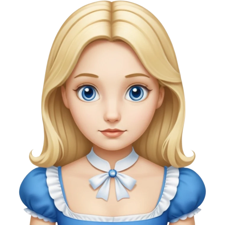 Alice from Alice in Wonderland emoji