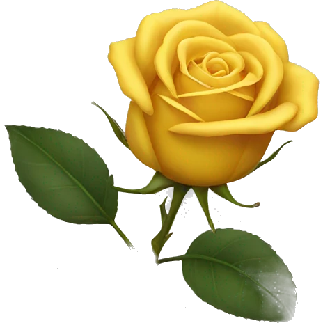 yellow rose emoji