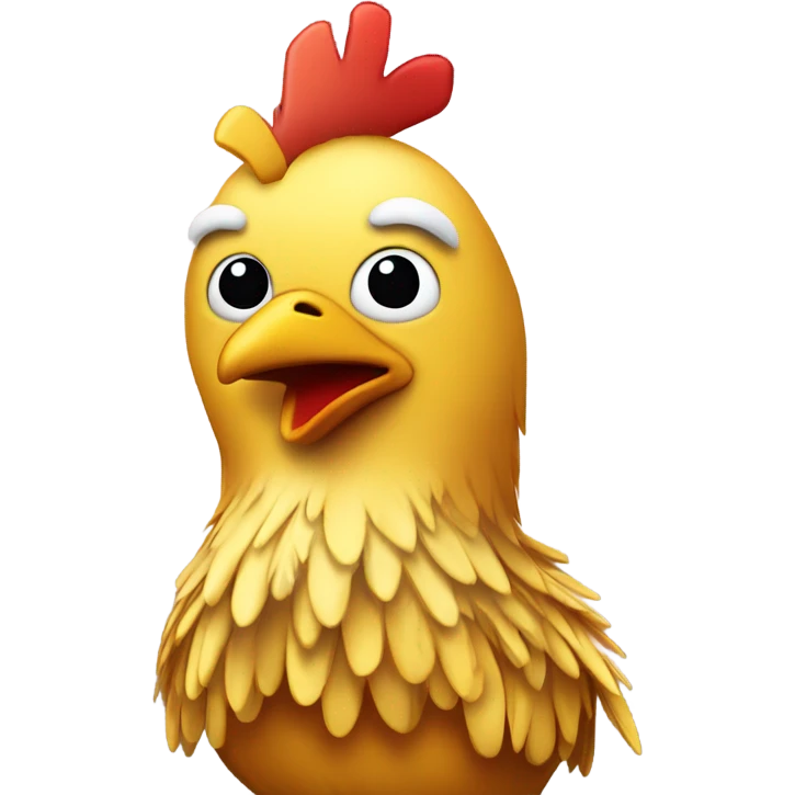 Chicken person  emoji