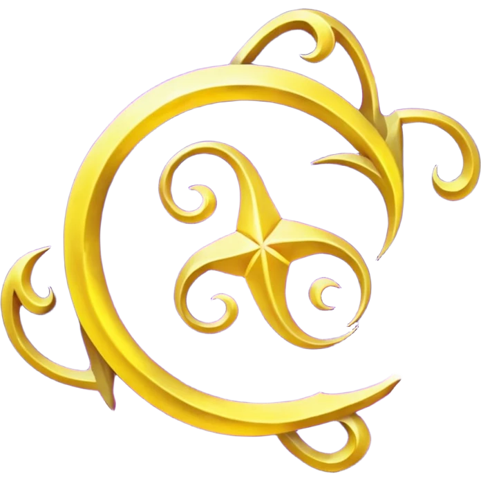 Wiz 101 casting sigil purple and yellow inspired storm magic  emoji