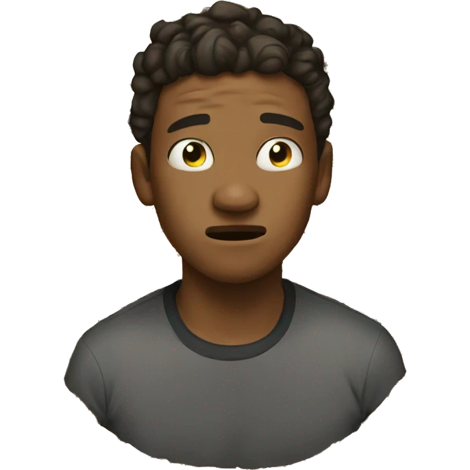 20 year old man crying so hard emoji