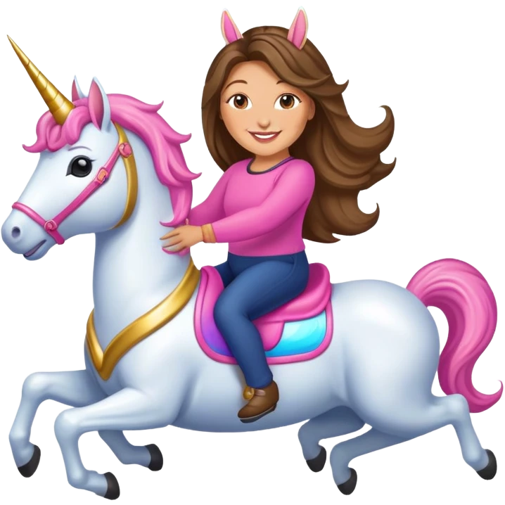 abby lee miller riding a unicorn space ship emoji