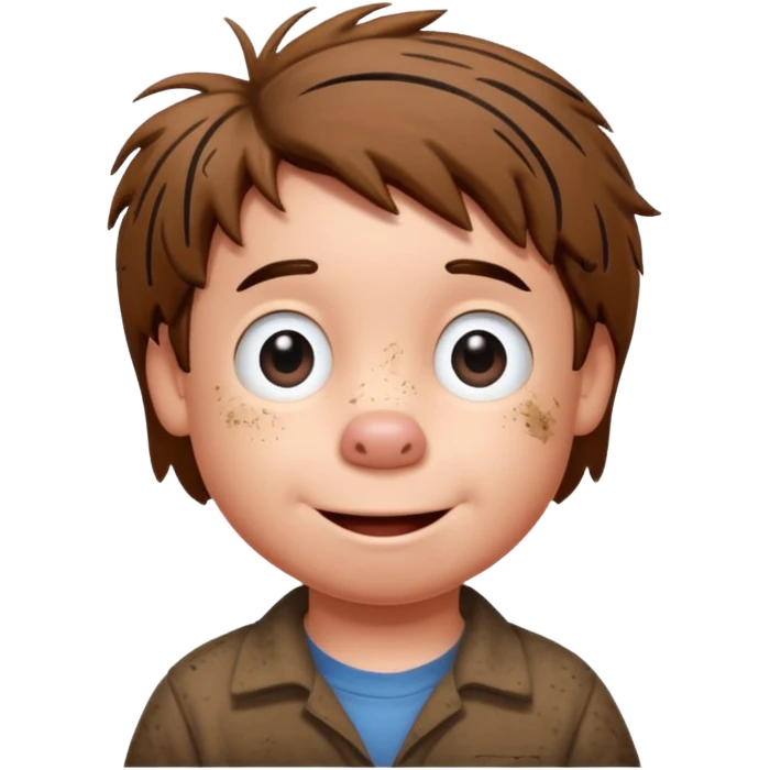 Pig-Pen from the comic strip Peanuts emoji