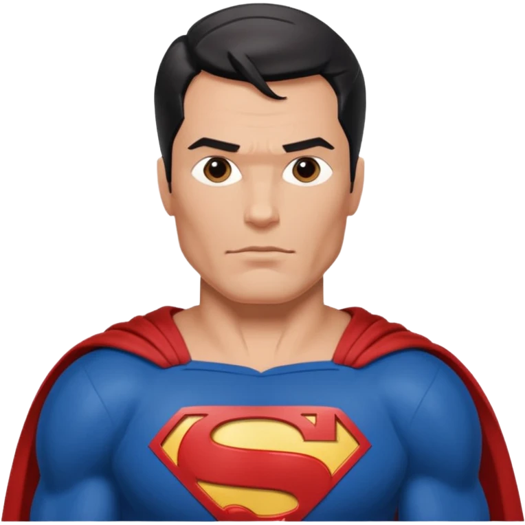 Superman con letras defensor del pueblo emoji
