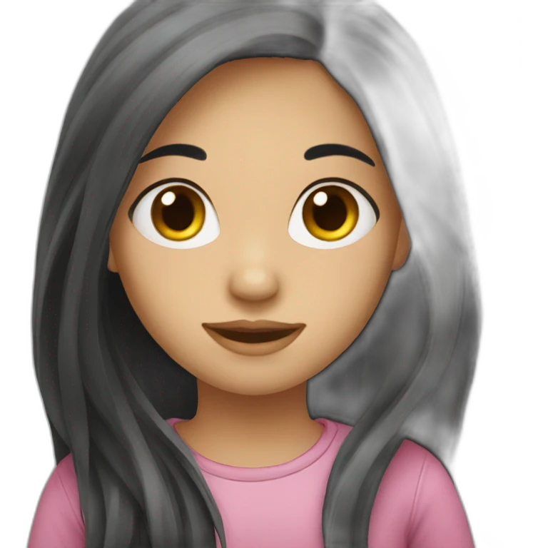 girl-dark-long-hair emoji