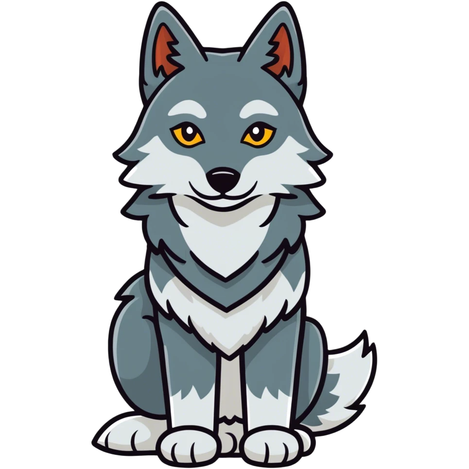 Wolf  emoji