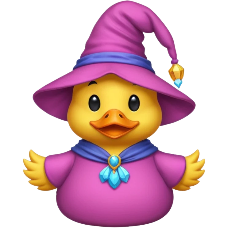 duck in pink wizard hat







 emoji