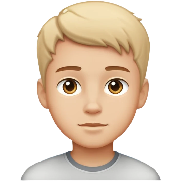 confident boy by the window emoji