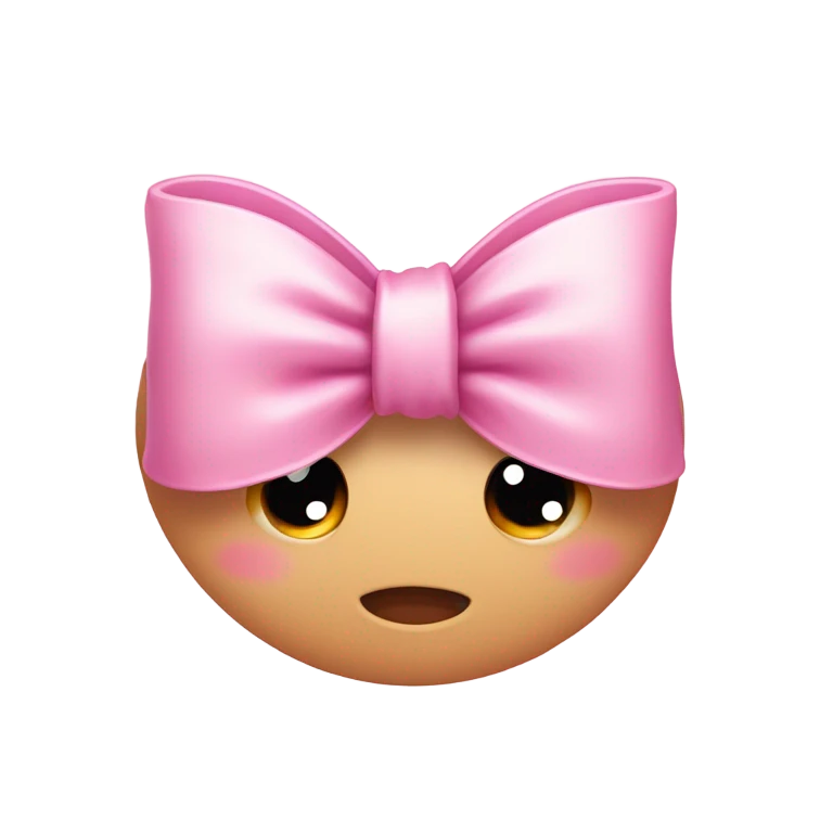 🎀🥹 emoji