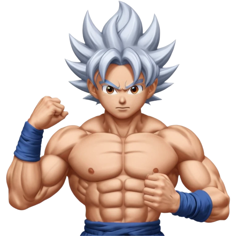 goku mastered ultra instinct emoji