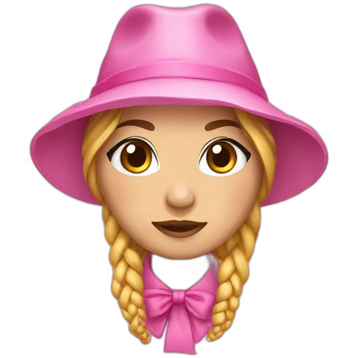 Lazo rosa emoji