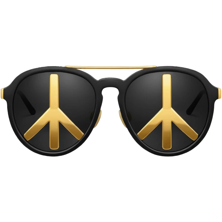 sunglasses emoji with a peace sign  emoji